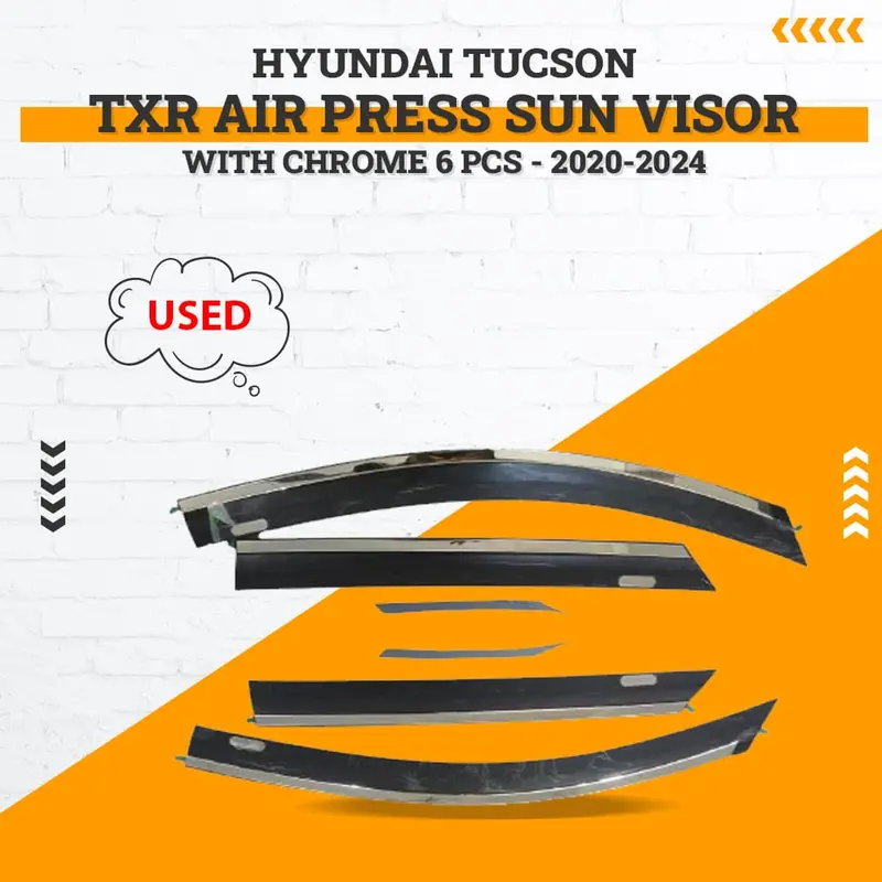 Used Hyundai Tucson Maximus Txr Air Press Sun Visor With Chrome 6 Pcs 2020 - 2024 1