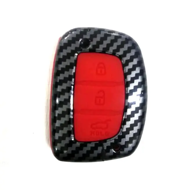 Used Hyundai Tucson Plastic Protection Key Cover Carbon Fiber 2020 - 2024 2