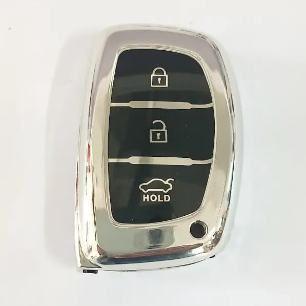 Used Hyundai Tucson Tpu Plastic Key Cover Chrome 2020 - 2024 - (Minor Damage) 2
