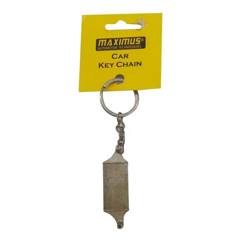 Used Intercooler Metal Keychain Keyring - Silver 2