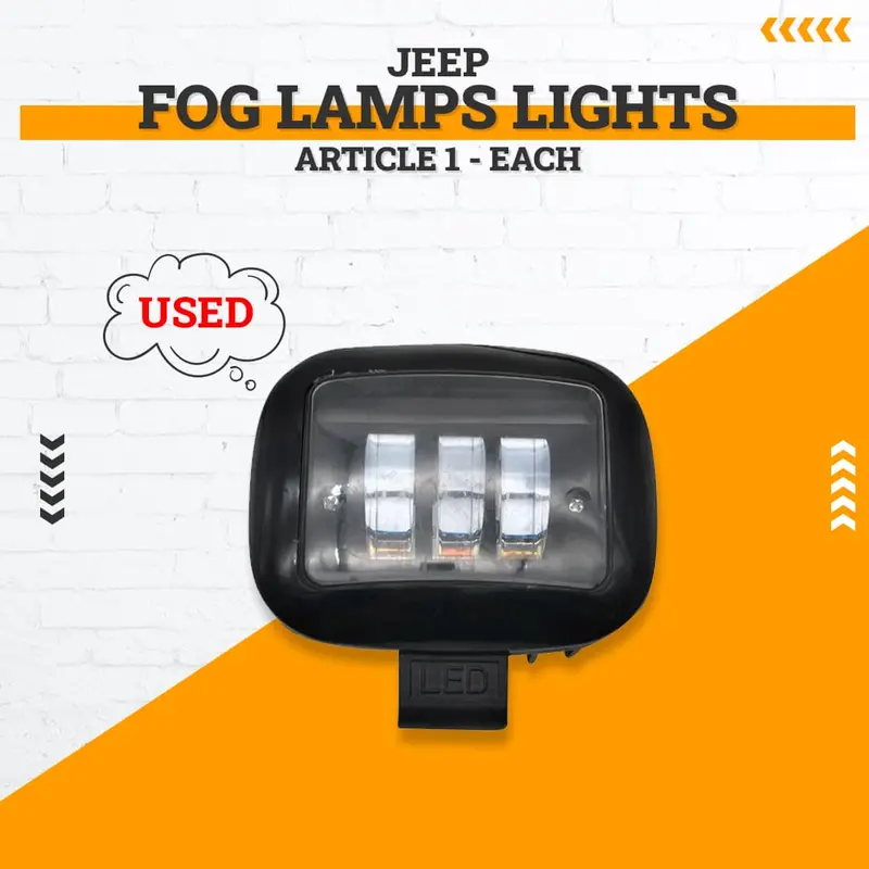 Used Jeep Fog Lamps Lights Article 1 - Each 1