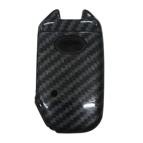 Used Kia Alpha Keyless Tpu Key Cover Black Pvc 4 Buttons 2019 - 2025 - Carbon Fiber - Lock Grip Issue 2