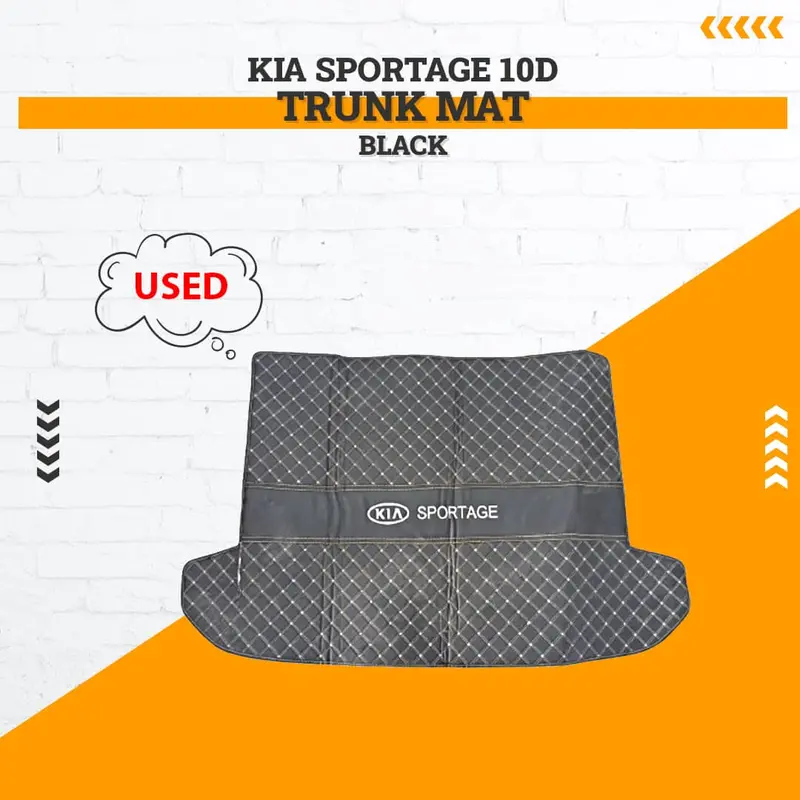 Used Kia Sportage 10D Trunk Mat Black 2019 - 2024 1