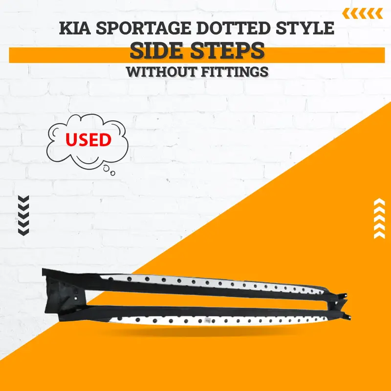 Used Kia Sportage Dotted Style Side Step Without Fittings 2019 -2021 1
