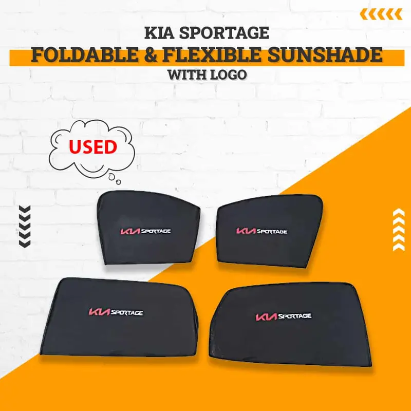 Used Kia Sportage Foldable & Flexible Sunshade With Logo 2025 - 2026 - Minor Damage 1