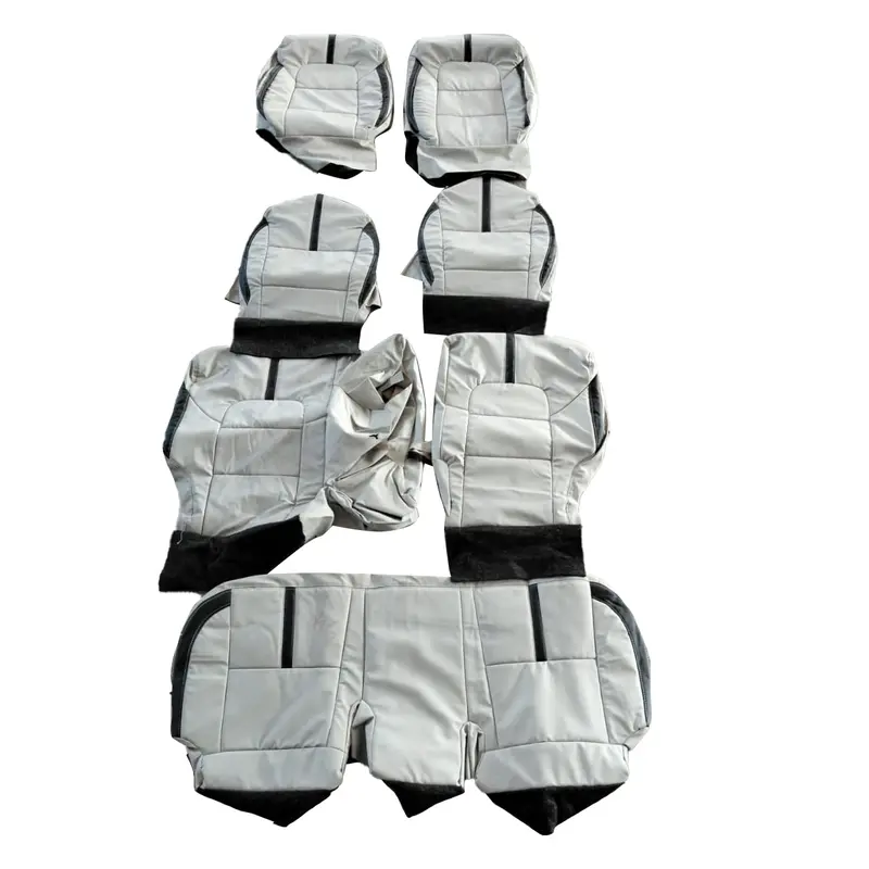 Used Kia Sportage Hockey Seat Cover Beige With Black 7 Pcs 2019-2021 2