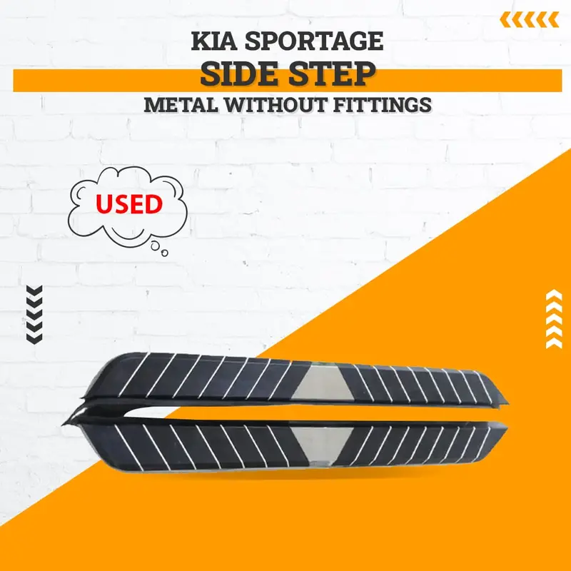 Used Kia Sportage Side Step Metal Without Fittings 2019 -2021 - Foot Rest | Skirts Version 2 1