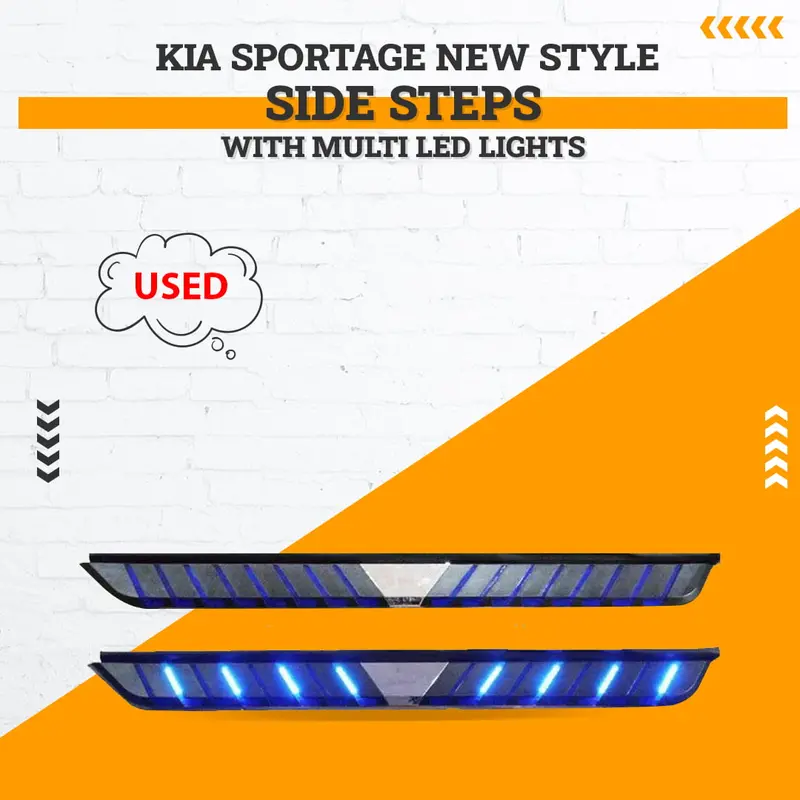 Used Kia Sportage Side Steps With Multi Led Lights 2019-2021 - 7 Without Fittings 1