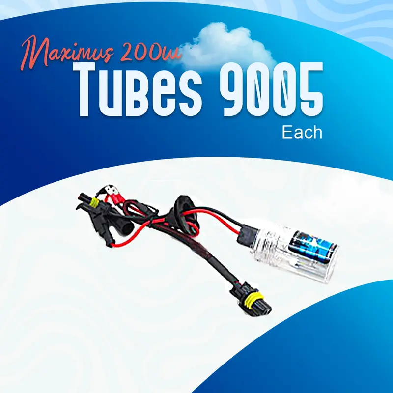 Used Maximus 200W Tubes 9005 - Each - For Head Lights | Headlamps | Bulb | Light - Rough Condition 1