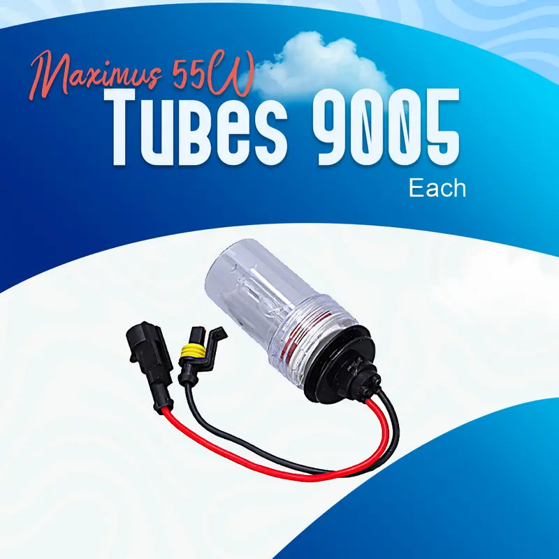 Used Maximus 55W Tubes 9005 - Each - For Head Lights | Headlamps | Bulb | Light - Rough Condition 1