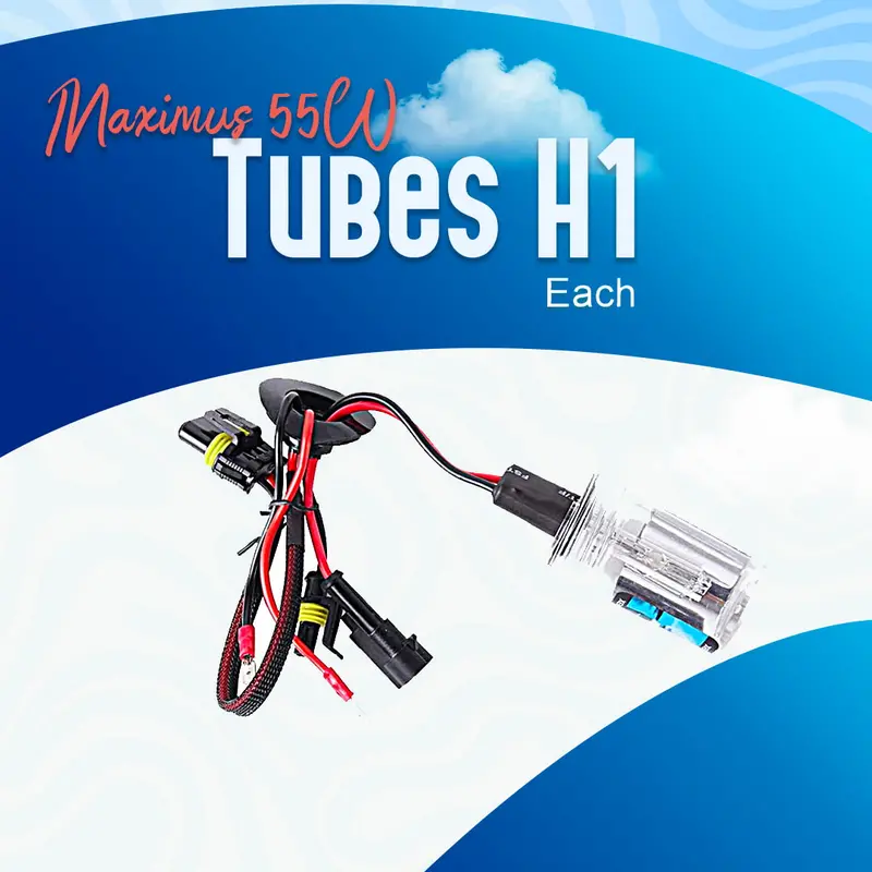 Used Maximus 55W Tubes H1 - Each - For Head Lights | Headlamps | Bulb | Light- Rough Condition 1