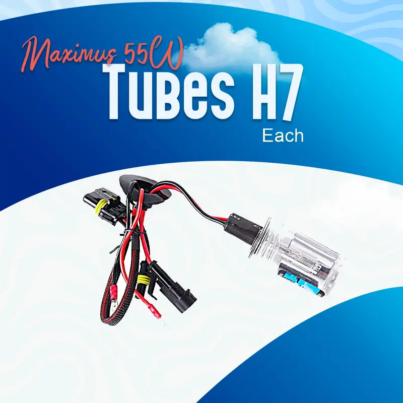 Used Maximus 55W Tubes H7 - Each - For Head Lights | Headlamps | Bulb | Light - Rough Condition 1