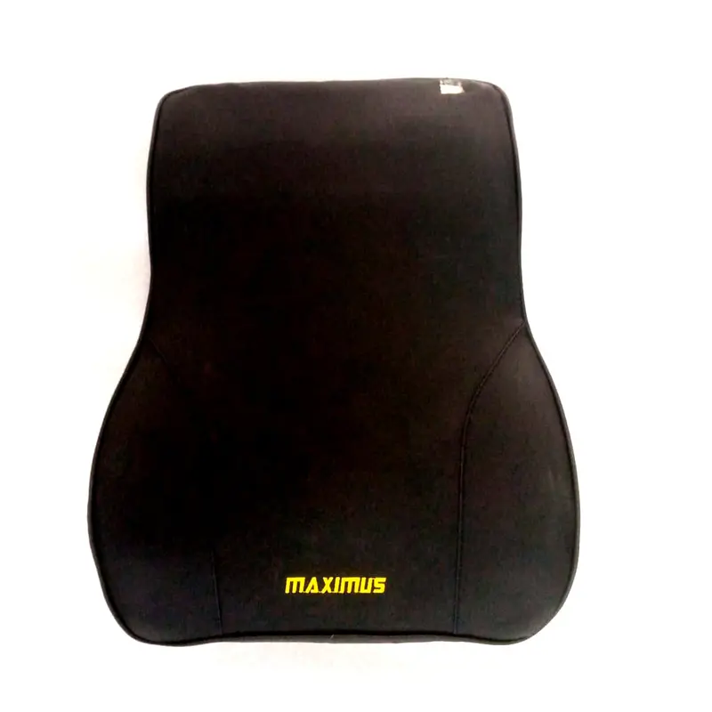 Used Maximus Leather Back Rest Cushion Black Posture Therapy Lumbar 2