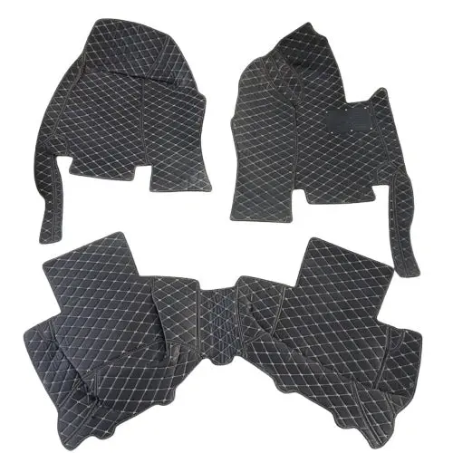 Used Mercedes Benz E Class 7D Floor Mats Black 3Pcs 2016 - 2018 - Rough Condition 2