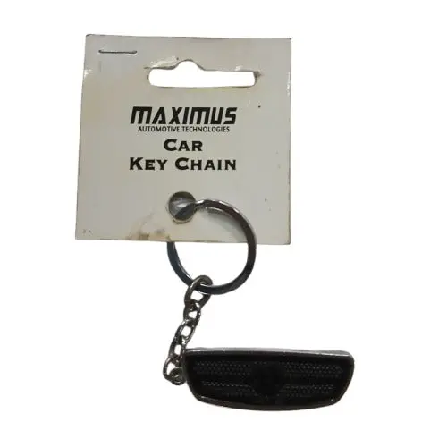 Used Mercedes Grille Design Keychain Ring - Logo Missing 2