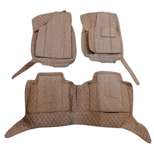 Used Mg Hs 8D Luxury Floor Mats Brown 3 Pcs 2020 - 2025 - Damage 2