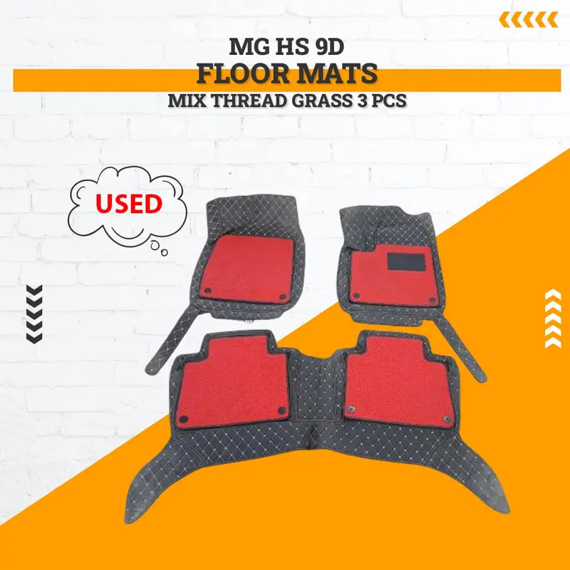 Used Mg Hs 9D Floor Mats Mix Thread Grass 3 Pcs Damage 2020 - 2025 1