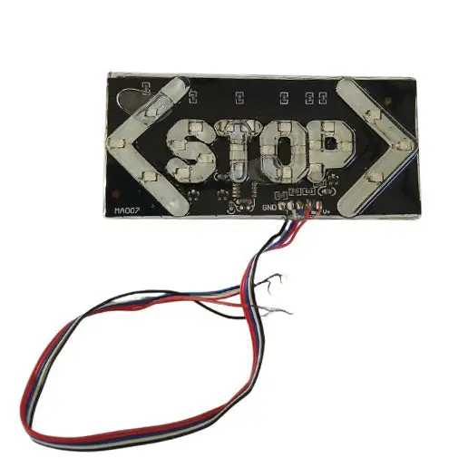Used Mini Stop Fancy Indication Drl Led Light For Motorcycle Bike - (Arrow Lights Not Working) 2