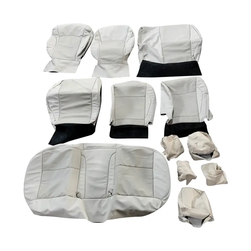 Used Nissan Juke Breathable Seat Cover 12 Pcs White Grey Color 2010 - 2018 2