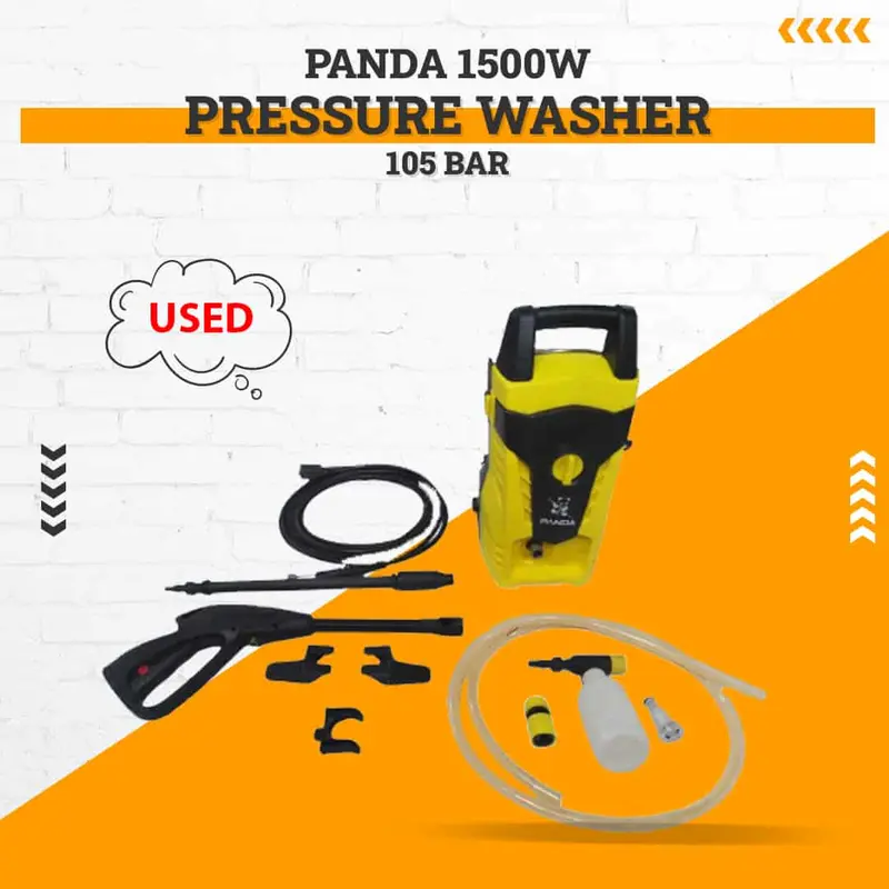 Used Panda 1500W Pressure Washer 105 Bar Xm-2081A - Minor Body Damage 1