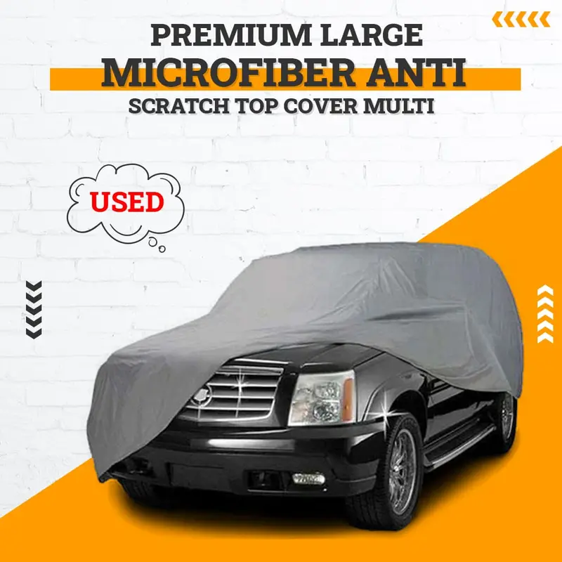 Used Premium Large Microfiber Anti-Scratch Top Cover Multi 1