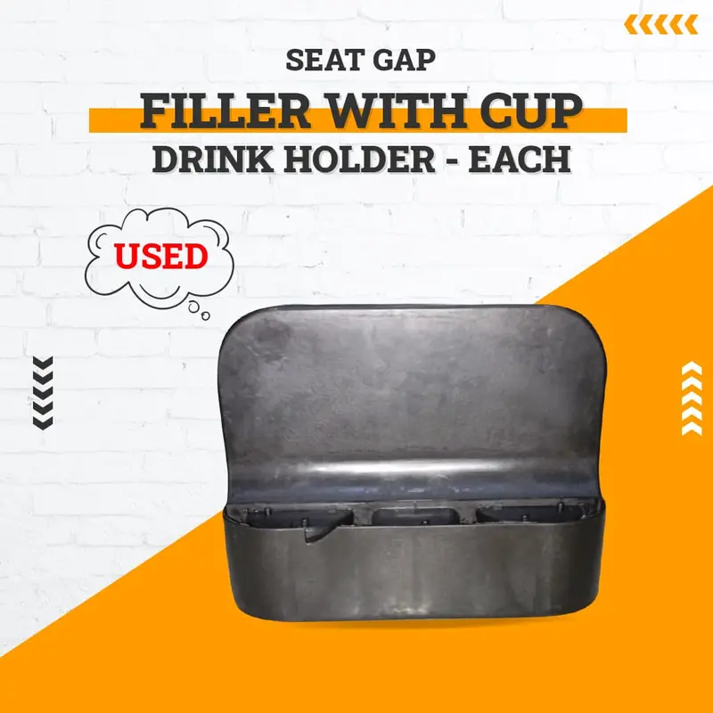 Used Seat Gap Filler With Cup Drink Holder - Each 1
