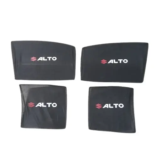 Used Suzuki Alto Foldable & Flexible Sunshade With Logo 2018 - 2025 - (Rough Condition) 2