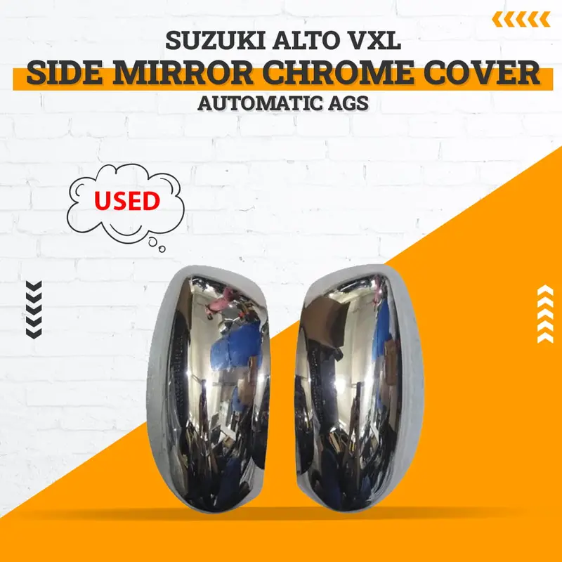 Used Suzuki Alto Vxl Automatic Ags Side Mirror Chrome Cover - Minor Scratches 2018-2021 Ma001232 1