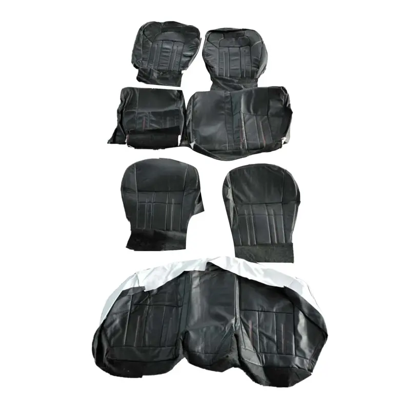 Used Suzuki Swift Seat Covers Black With Red Stitch 7 Pcs 2022 - 2024 2