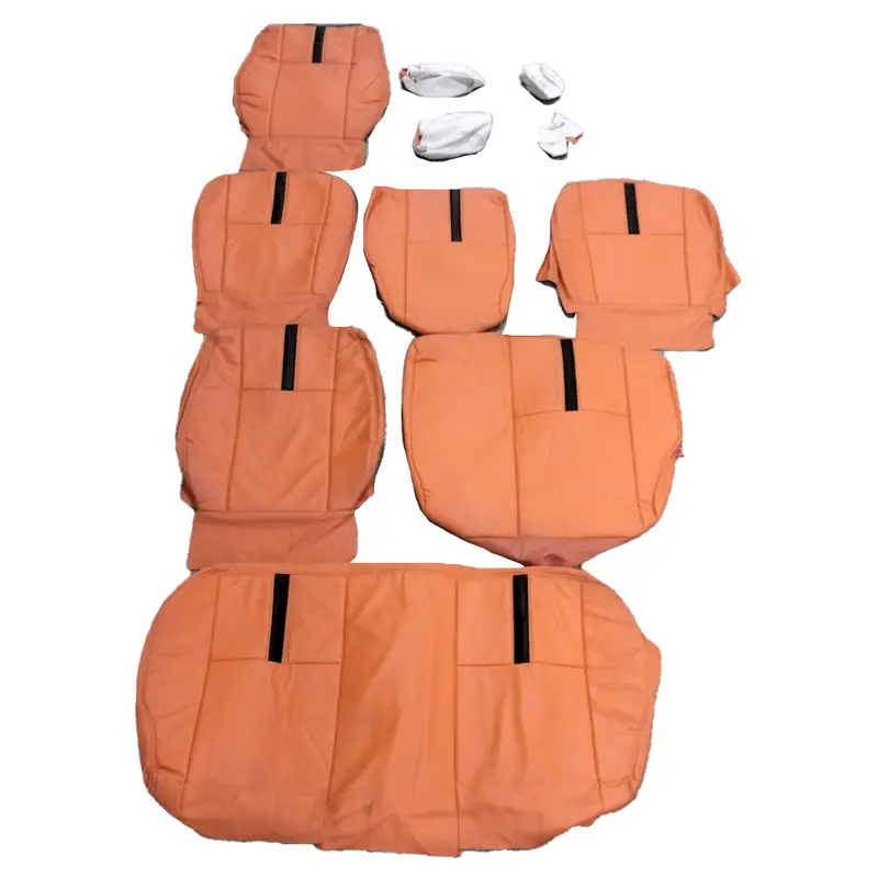 Used Suzuki Swift Type R Design Seat Cover Orange With Black 2010 - 2018 - -11 Pcs 2