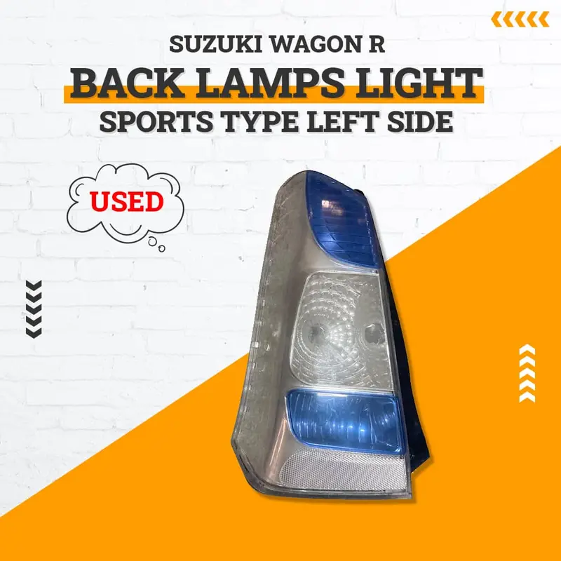 Used Suzuki Wagon R Back Lamps Light Sports Type Left  Side 2014 - 2024 1