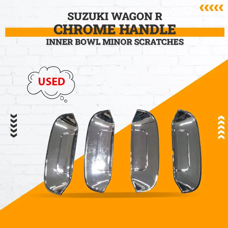 Used Suzuki Wagon R Chrome Handle Inner Bowl Minor Scratches 2014 - 2024 - (Ma001246) 1
