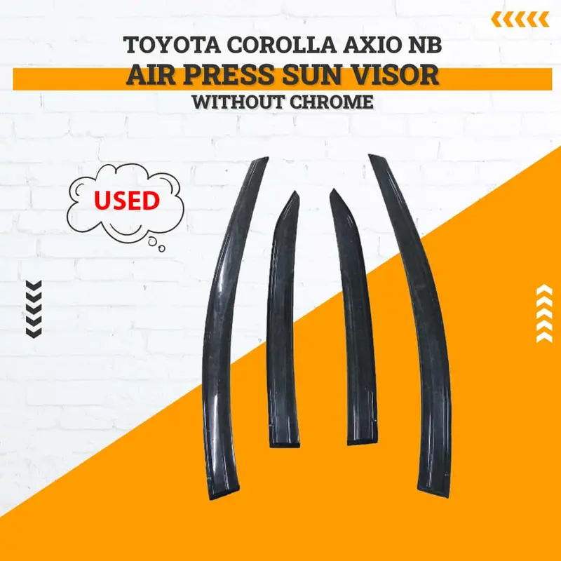 Used Toyota Corolla Axio Nb Air Press Sun Visor Without Chrome - Rough Condition 1