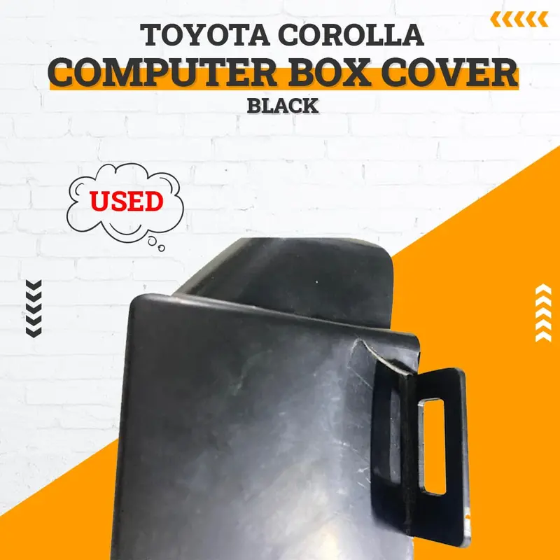Used Toyota Corolla Computer Box Cover - Black 1