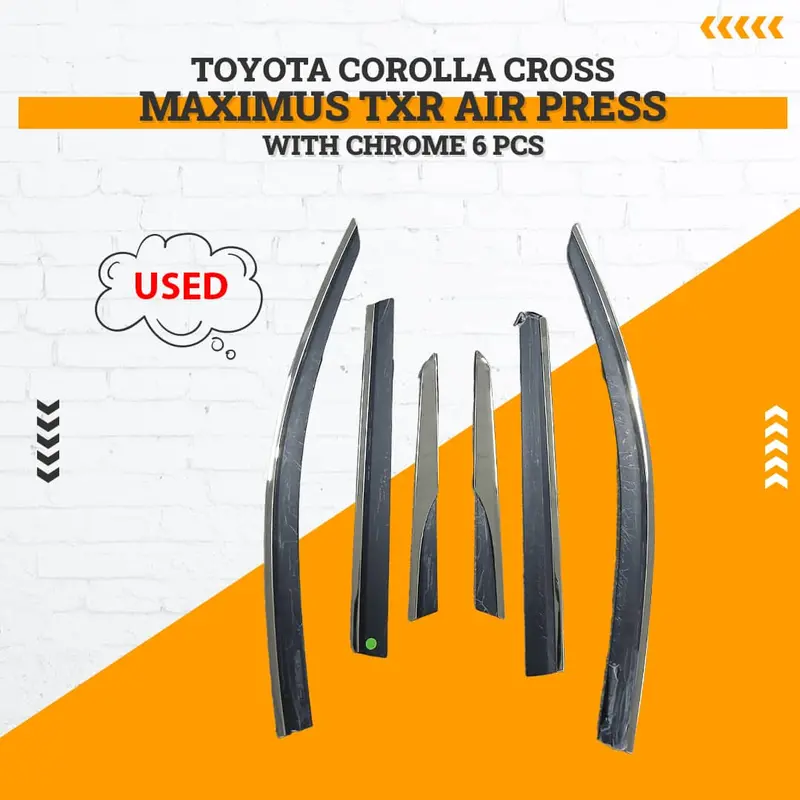 Used Toyota Corolla Cross Maximus Txr Air Press With Chrome 6 Pcs - (Damage) 1