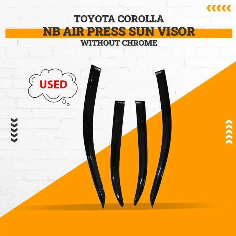 Used Toyota Corolla Nb Air Press Sun Visor Without Chrome - Model 2000-2005 - (Rough Condition) 1