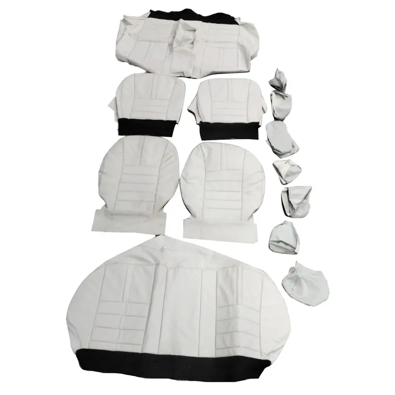 Used Toyota Corolla Type R Complete Off White Seat Covers 2008 - 2014 - 13 Pcs 2