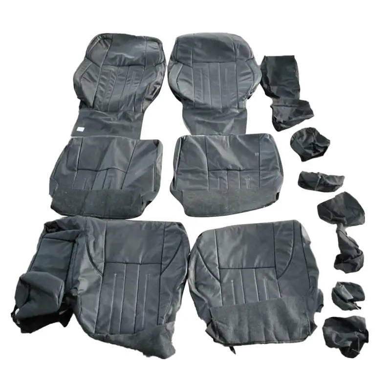 Used Toyota Fortuner Black Seat Covers 14 Pcs 2016 - 2024 2