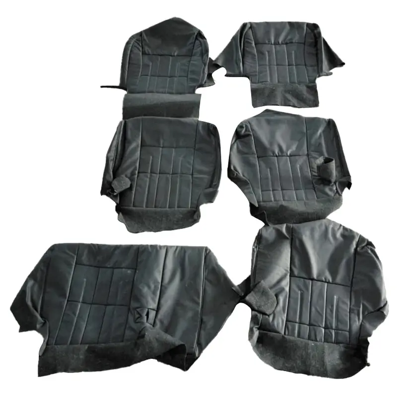 Used Toyota Fortuner Black Seat Covers 6 Pcs 2016 - 2024 2