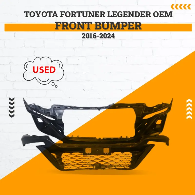 Used Toyota Fortuner Legender Oem Front Bumper 2016 - 2024 1