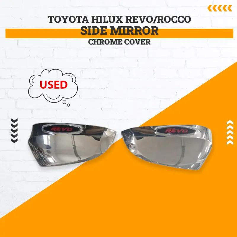 Used Toyota Hilux Revo/Rocco Side Mirror Chrome Cover - Rough Condition 1