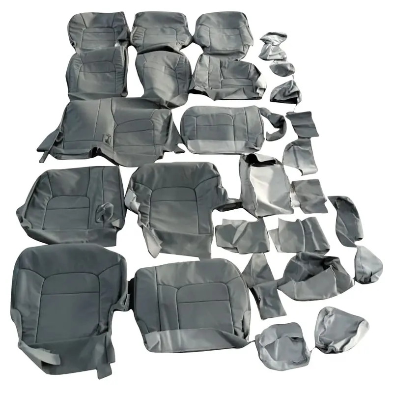 Used Toyota Land Cruiser Seat Covers Grey 29 Pcs 2015 - 2021 2