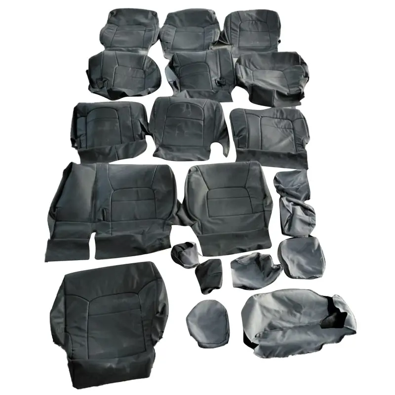Used Toyota Land Cruiser V8 7 Seaters Seat Cover Black 2018-2020 - 20 Pcs 2