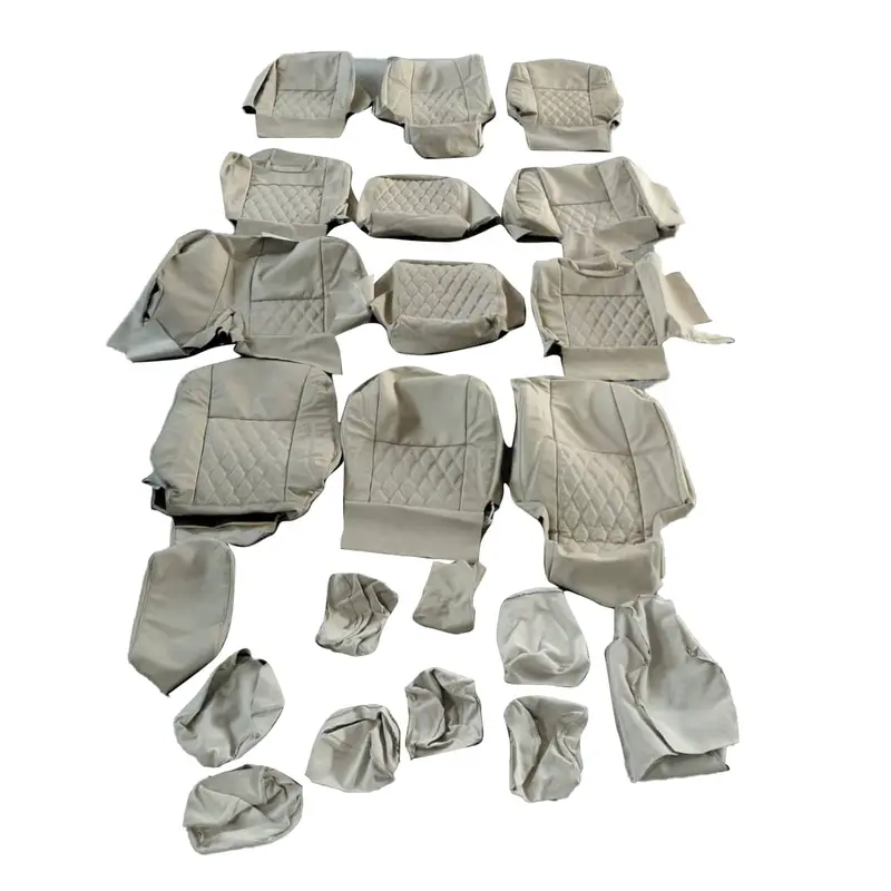 Used Toyota Prado Diamond Seat Cover Beige 22 Pcs 2009 - 2018 2