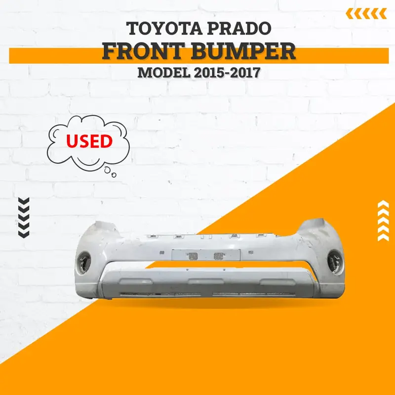 Used Toyota Prado Front Bumper 2015 - 2017 1