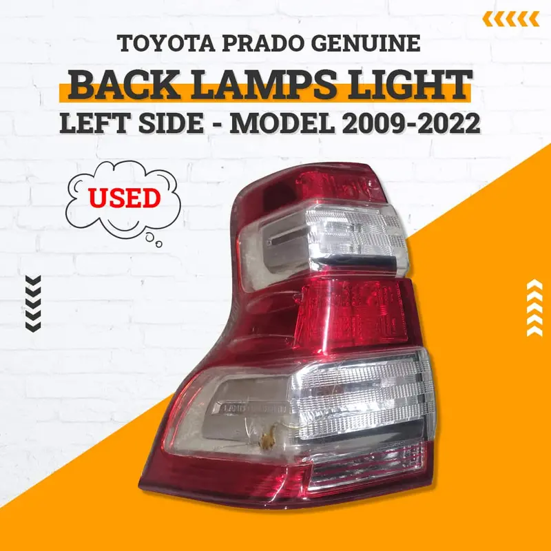 Used Toyota Prado Genuine Back Lamps Light Left Side 2009 - 2022 1