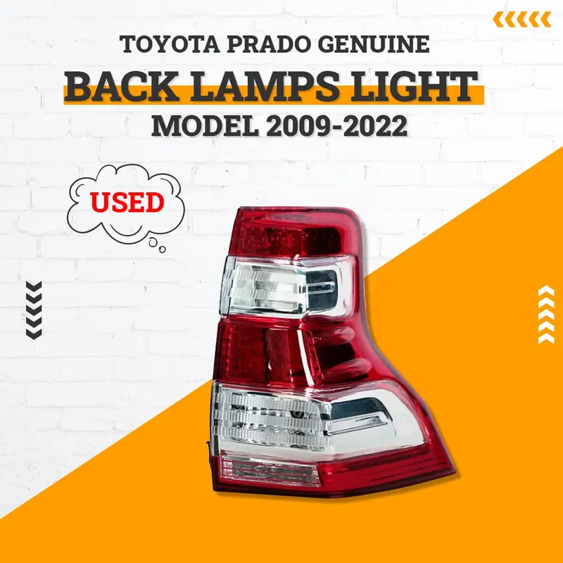 Used Toyota Prado Genuine Back Lamps Light Right Side 2009 - 2022 1