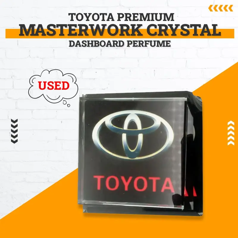 Used Toyota Premium Masterwork Crystal Dashboard Perfume 1