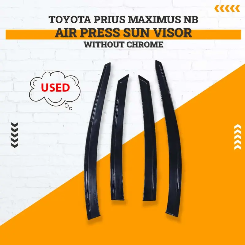 Used Toyota Prius Maximus Nb Air Press Sun Visor Without Chrome 2009 - 2015 - (Rough Condition) 1