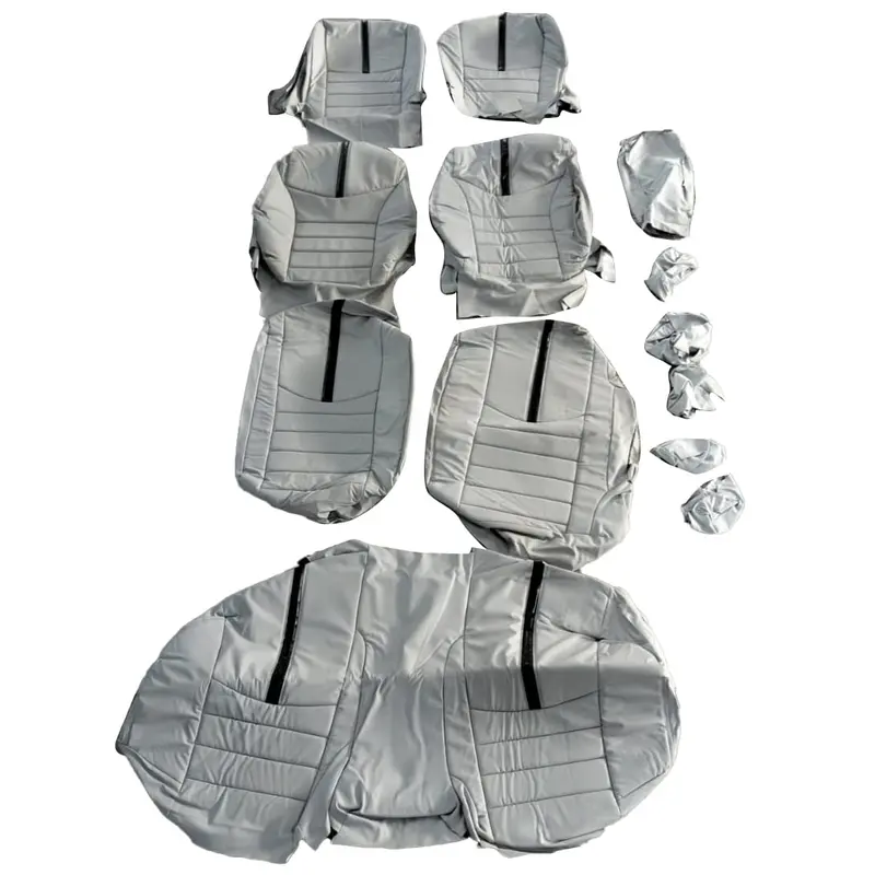 Used Toyota Prius Type R Seat Covers Grey Black 13 Pcs 2009 - 2015 2